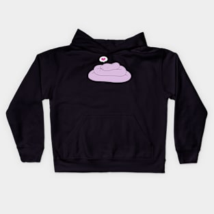 Purple Love Snake Kids Hoodie